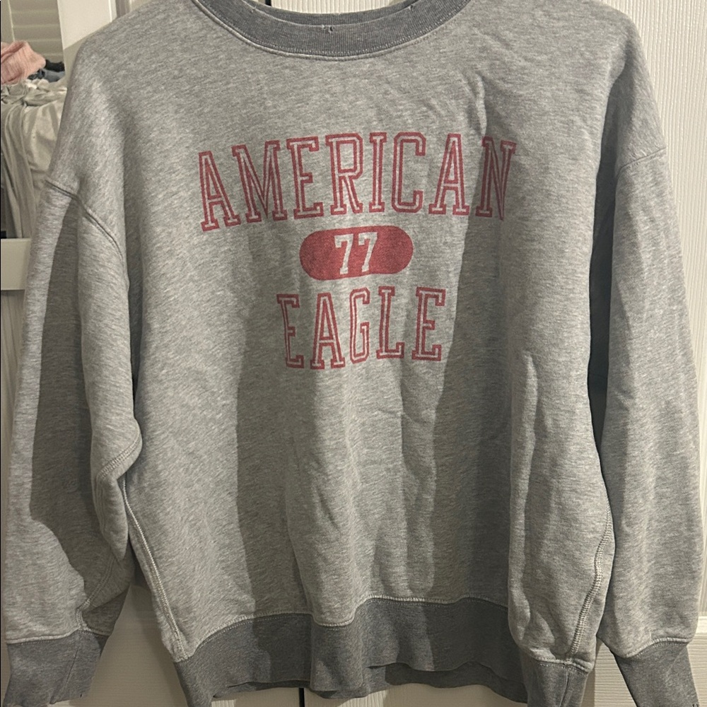 Distressed American Eagle Crewneck
